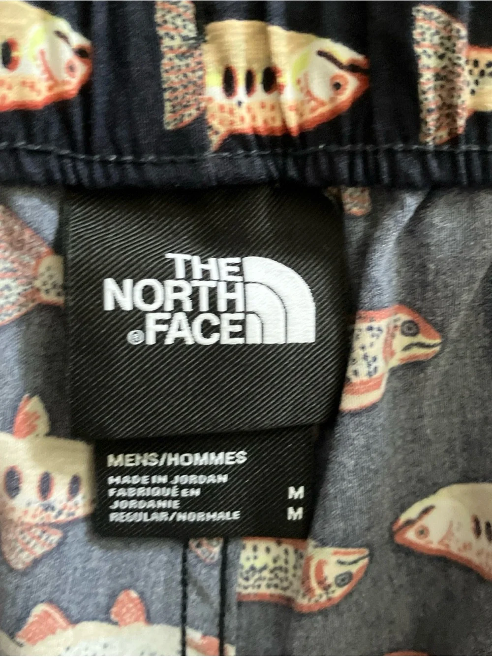 The North Face navy shorts